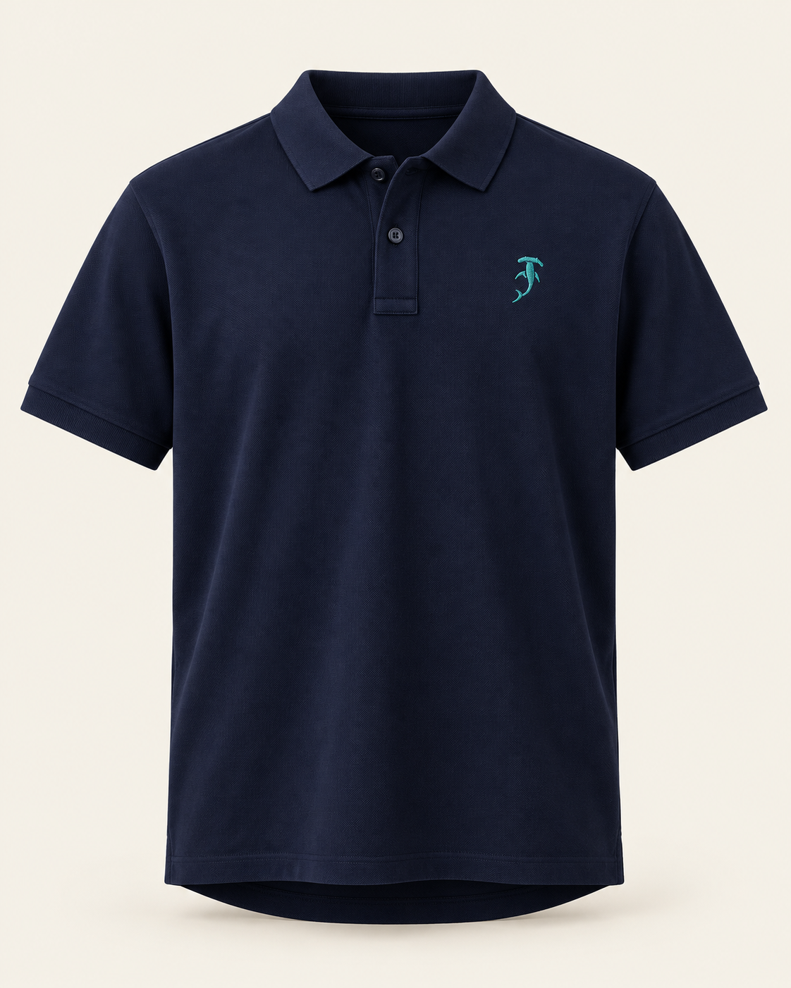 Tirreno Piqué Polo — Navy